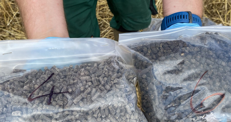 Organo-mineral fertilizer in bags